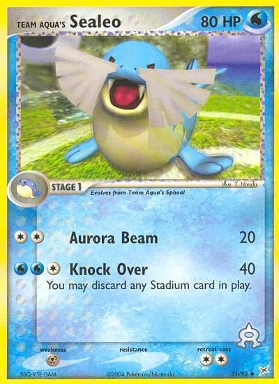 Team Aquas Seejong — EX Team Magma vs Team Aqua 31 German Pokémon card
