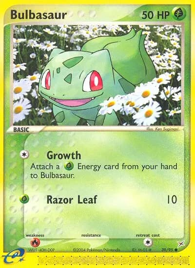 Bulbasaur — Team Magma vs Team Aqua 39 Pokémon card