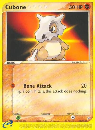Tragosso — EX Team Magma vs Team Aqua 40 German Pokémon card