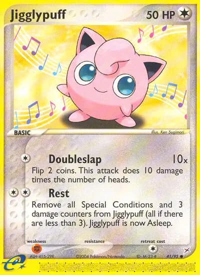 Pummeluff — EX Team Magma vs Team Aqua 41 German Pokémon card