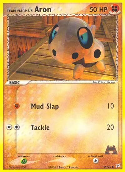 Team Magmas Stollunior — EX Team Magma vs Team Aqua 58 German Pokémon card