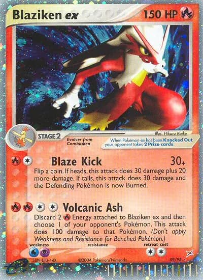 Blaziken ex — Team Magma vs Team Aqua 89 Pokémon card