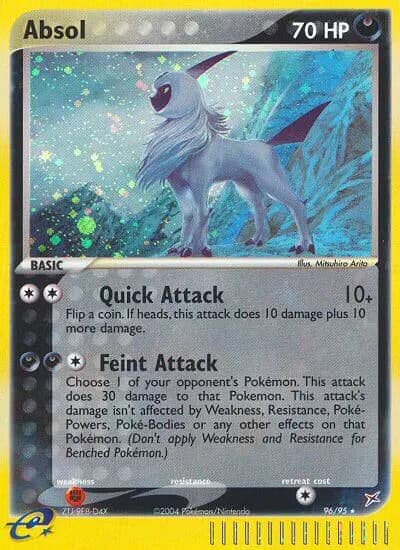 Absol — Team Magma vs Team Aqua 96 Pokémon card