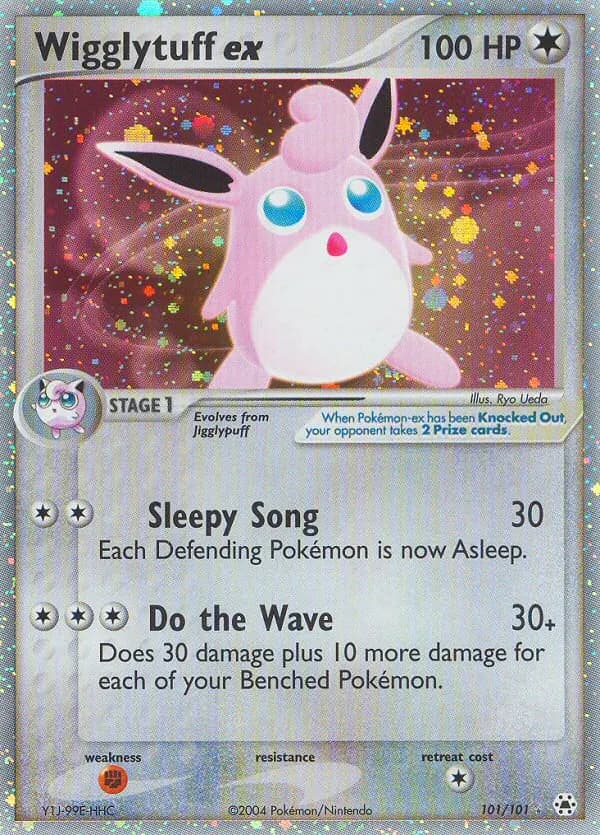 Wigglytuff ex — Hidden Legends 101 Pokémon card