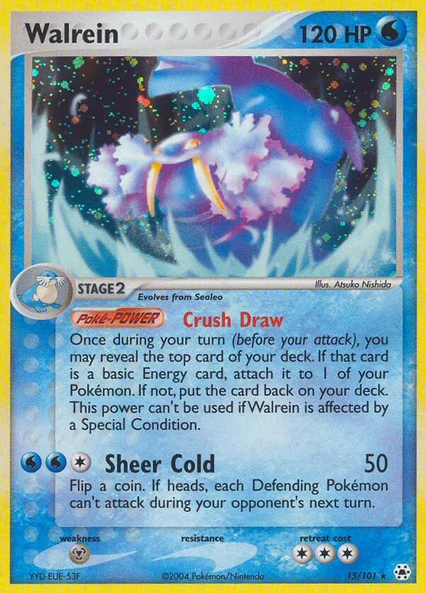Walrein — Hidden Legends 15 Pokémon card