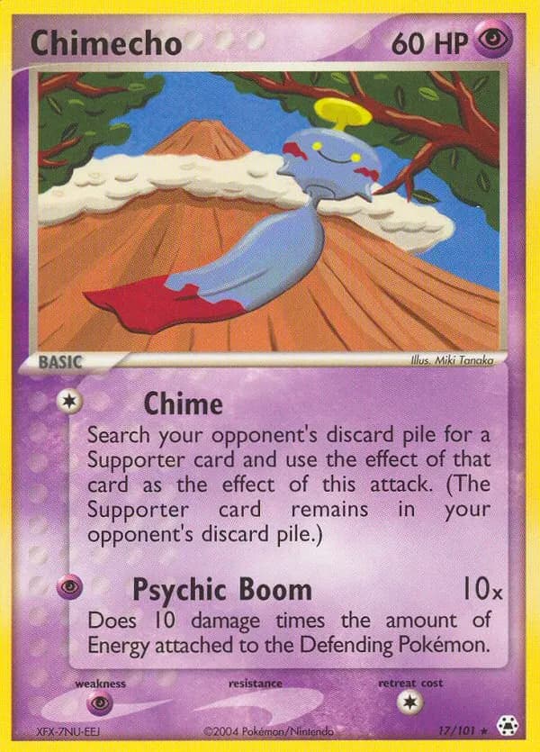 Chimecho — Hidden Legends 17 Pokémon card