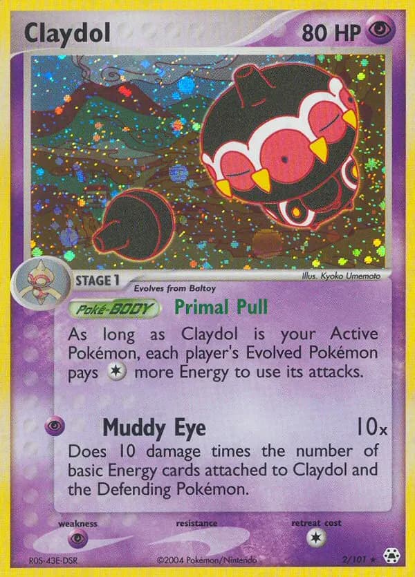 Claydol — Hidden Legends 2 Pokémon card
