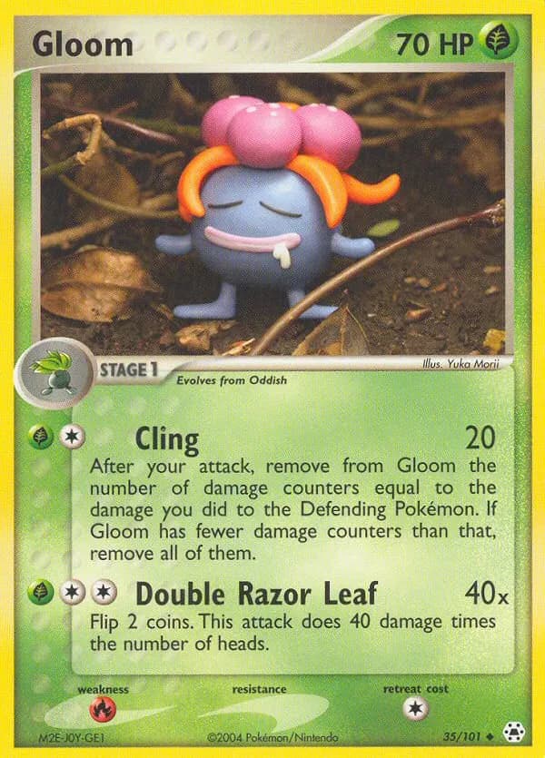 Gloom — Hidden Legends 35 Pokémon card