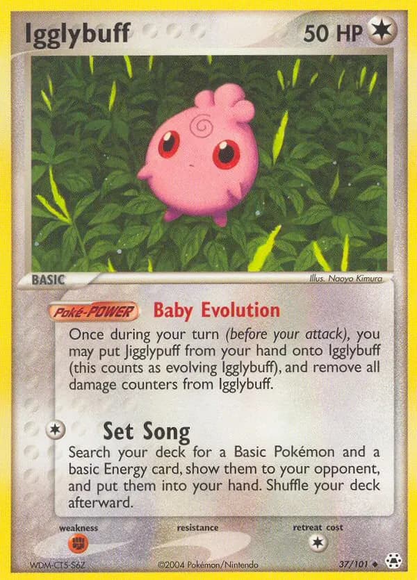 Igglybuff — Hidden Legends 37 Pokémon card