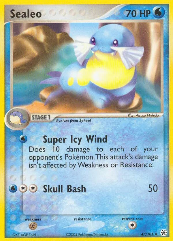 Sealeo — Hidden Legends 47 Pokémon card