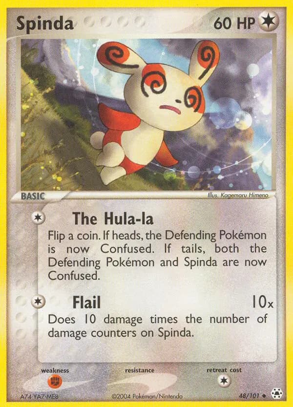 Spinda — Hidden Legends 48 Pokémon card