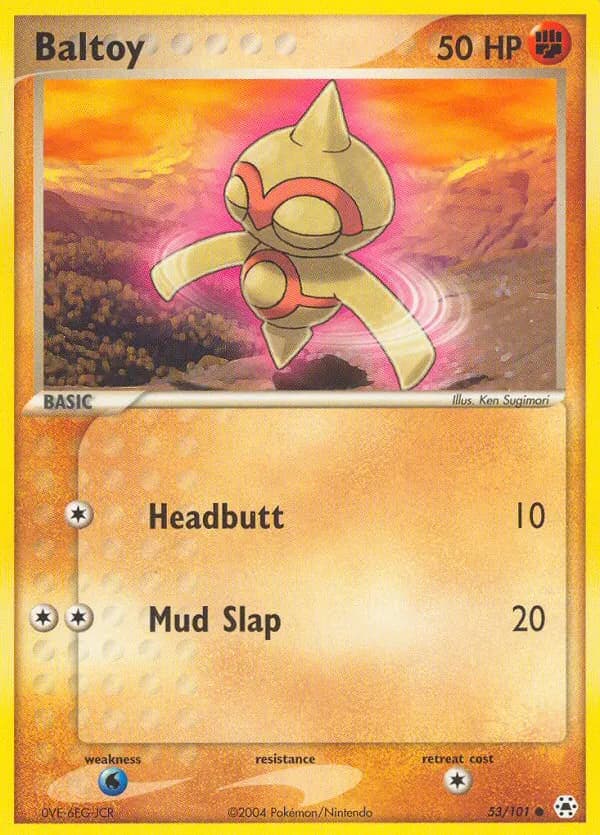 Baltoy — Hidden Legends 53 Pokémon card