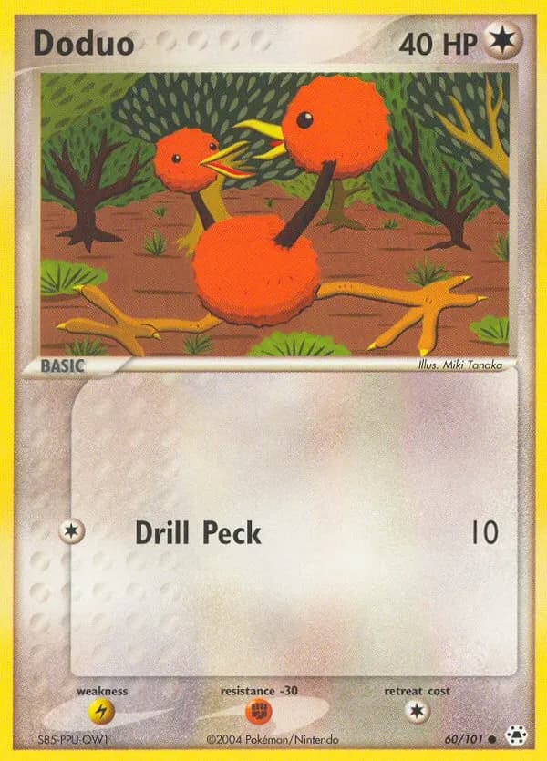 Doduo — Hidden Legends 60 Pokémon card