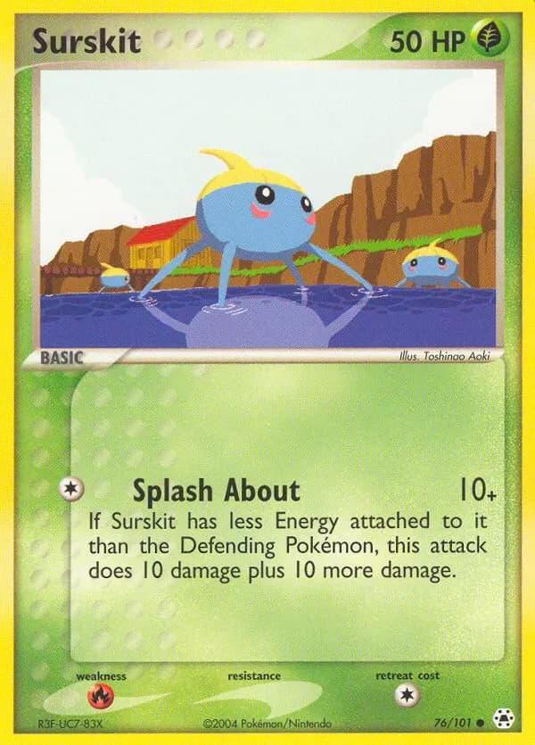 Surskit — Hidden Legends 76 Pokémon card