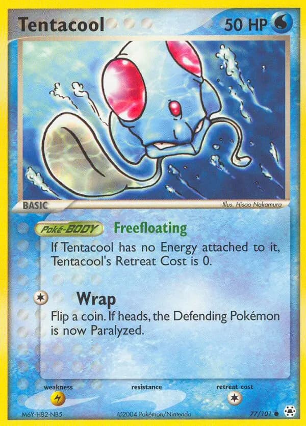 Tentacool — Hidden Legends 77 Pokémon card