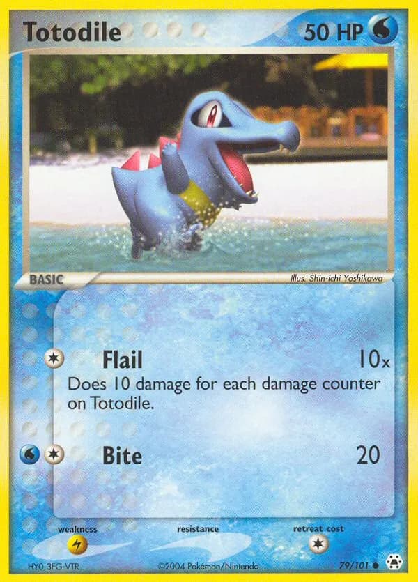 Totodile — Hidden Legends 79 Pokémon card