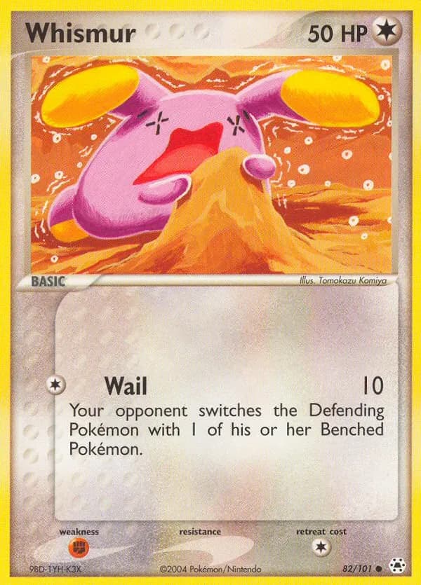 Whismur — Hidden Legends 82 Pokémon card