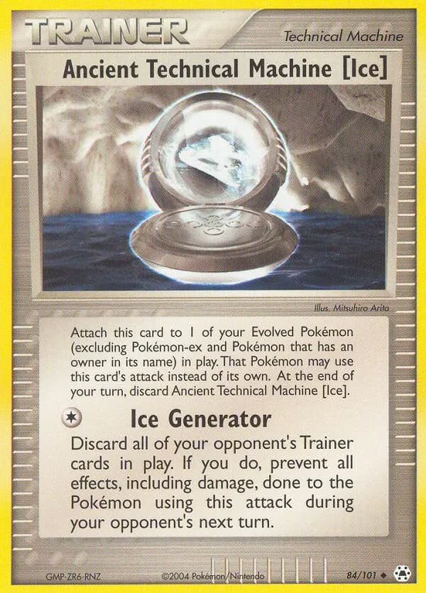Ancient Technical Machine [Ice] — Hidden Legends 84 Pokémon card