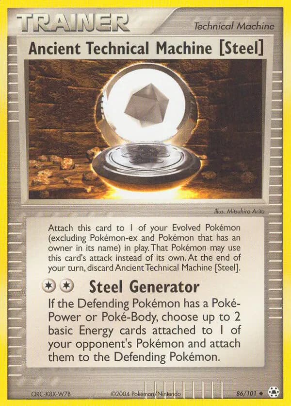 Ancient Technical Machine [Steel] — Hidden Legends 86 Pokémon card
