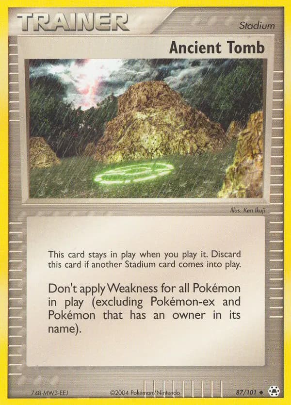 Ancient Tomb — Hidden Legends 87 Pokémon card