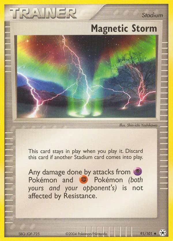 Magnetic Storm — Hidden Legends 91 Pokémon card