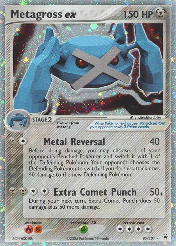 Metagross ex — Hidden Legends 95 Pokémon card