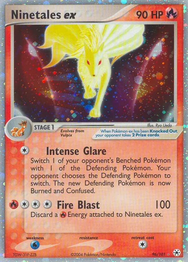 Ninetales ex — Hidden Legends 96 Pokémon card