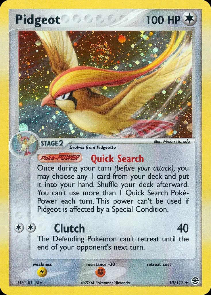 Tauboss — EX Feuerrot & Blattgrün 10 German Pokémon card