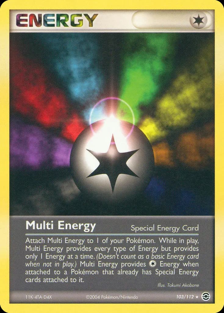 Multi-Energie — EX Feuerrot & Blattgrün 103 German Pokémon card