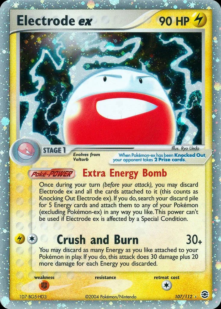 Electrode ex — FireRed & LeafGreen 107 Pokémon card