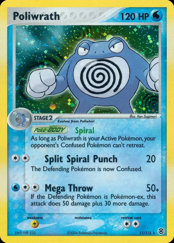 Quappo — EX Feuerrot & Blattgrün 11 German Pokémon card