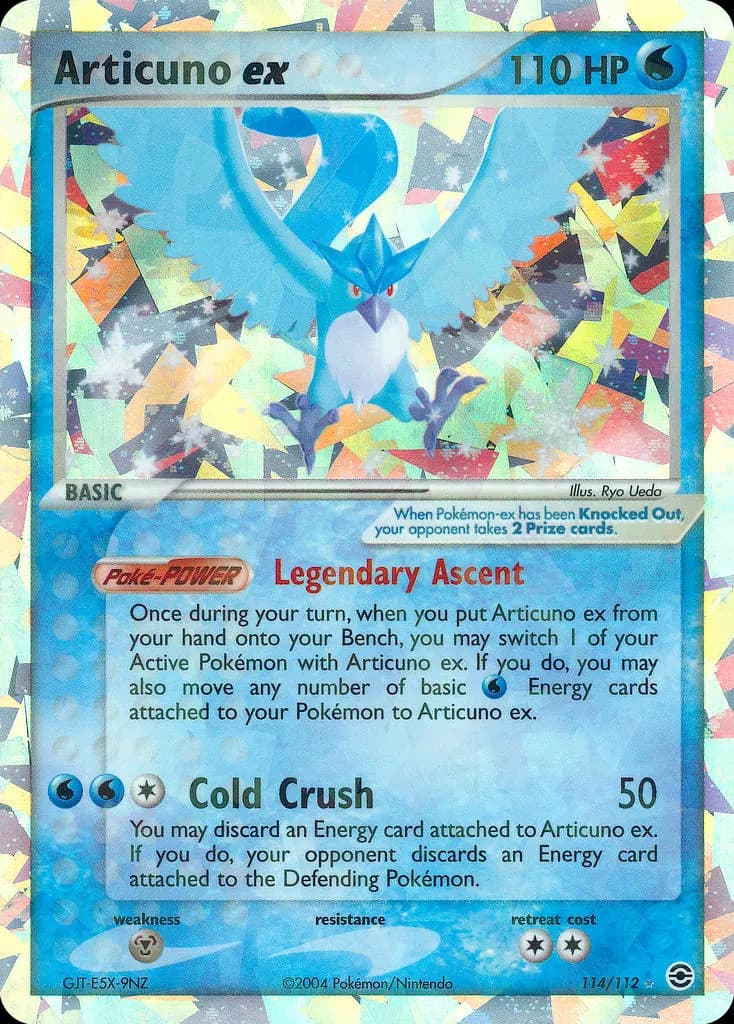 Articuno ex — FireRed & LeafGreen 114 Pokémon card