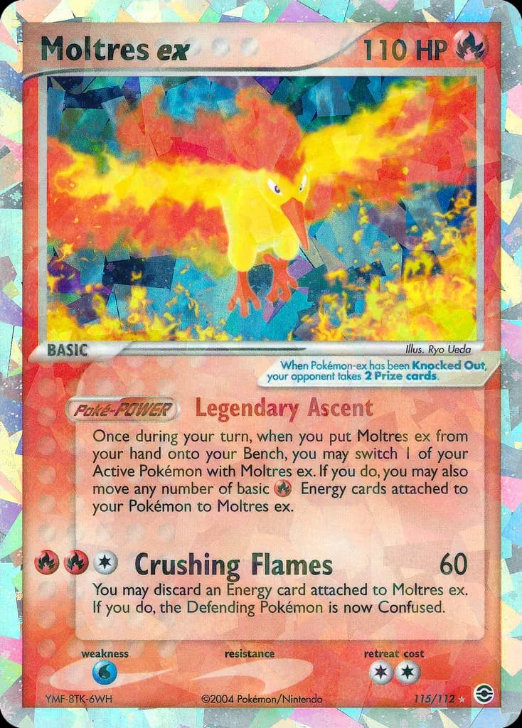 Lavados-ex — EX Feuerrot & Blattgrün 115 German Pokémon card