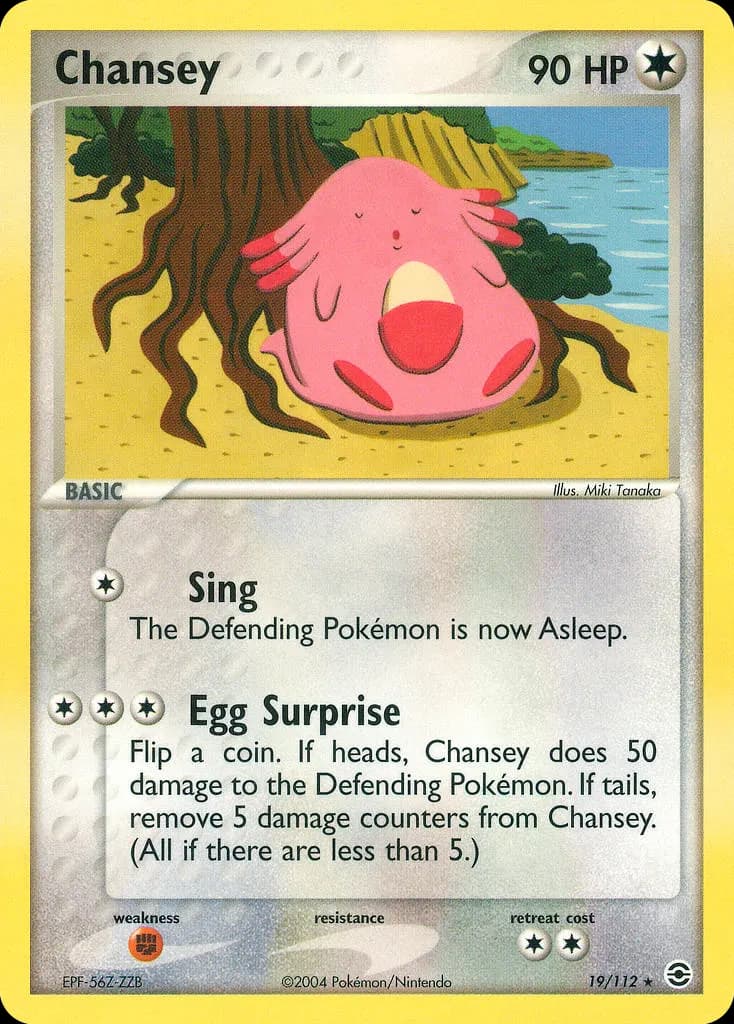 Chaneira — EX Feuerrot & Blattgrün 19 German Pokémon card