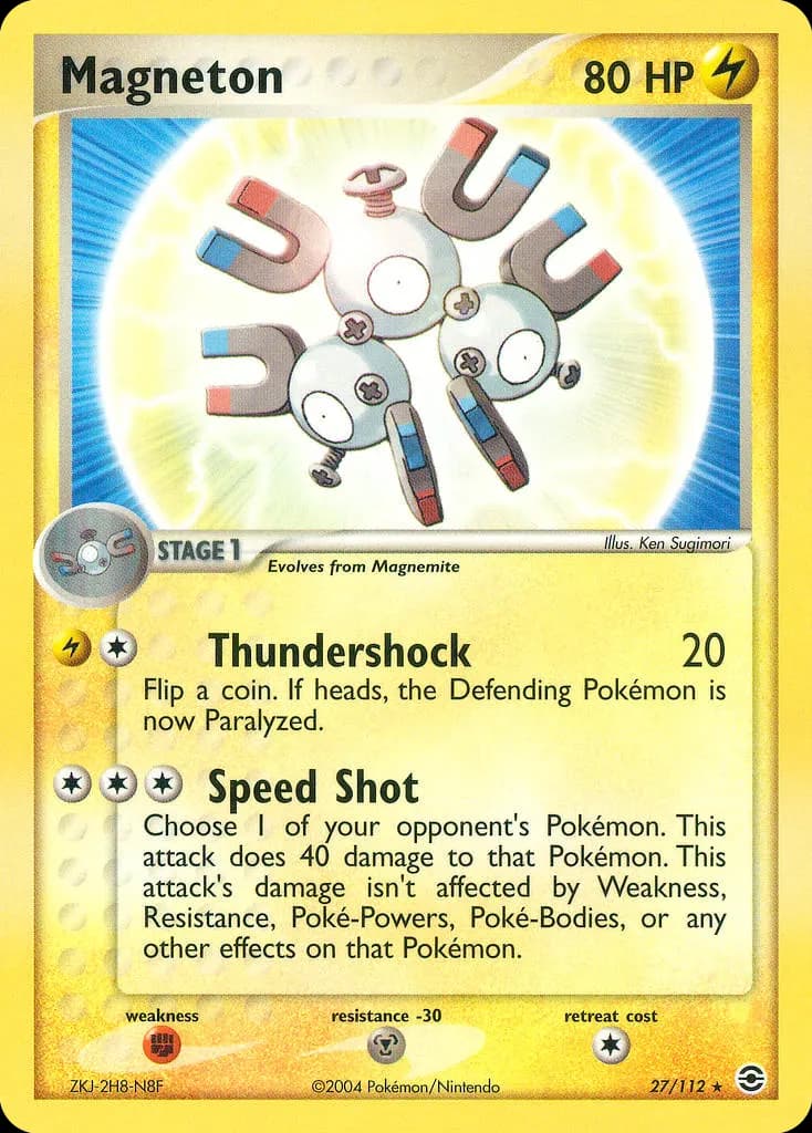 Magneton — EX Feuerrot & Blattgrün 27 German Pokémon card