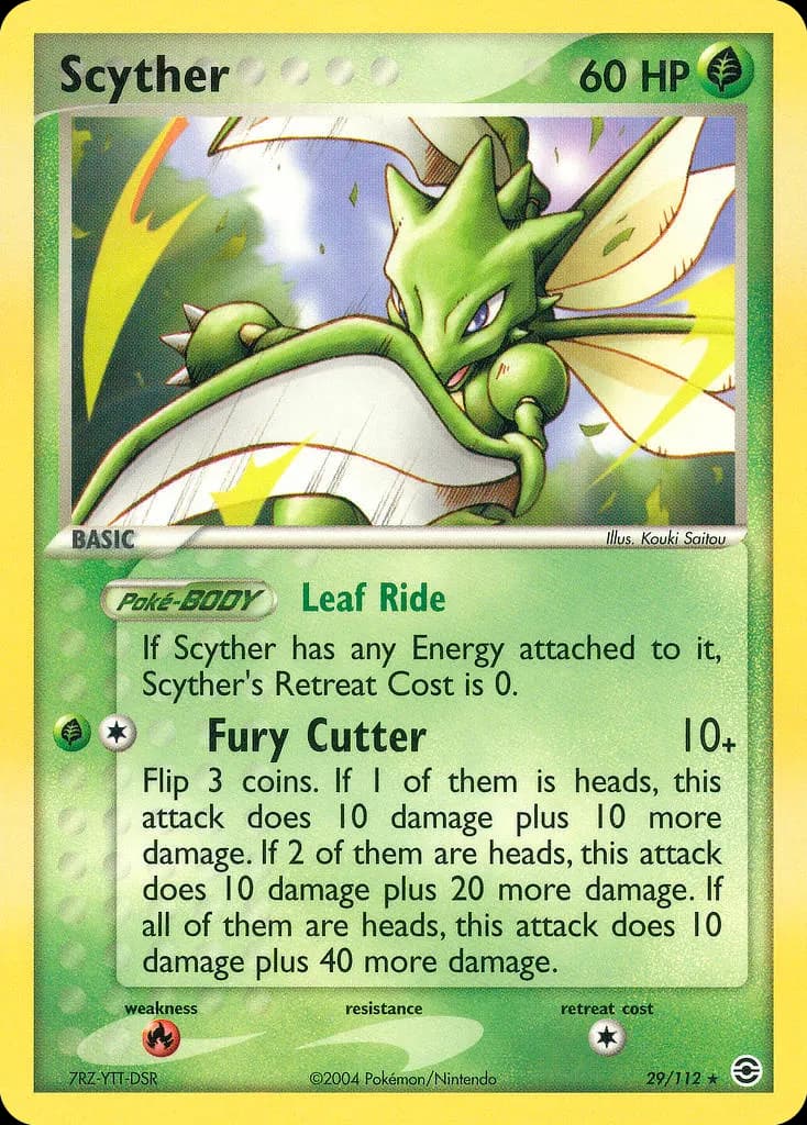 Scyther — FireRed & LeafGreen 29 Pokémon card