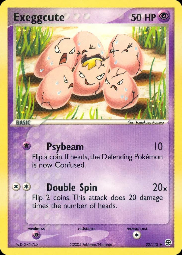 Exeggcute — FireRed & LeafGreen 33 Pokémon card