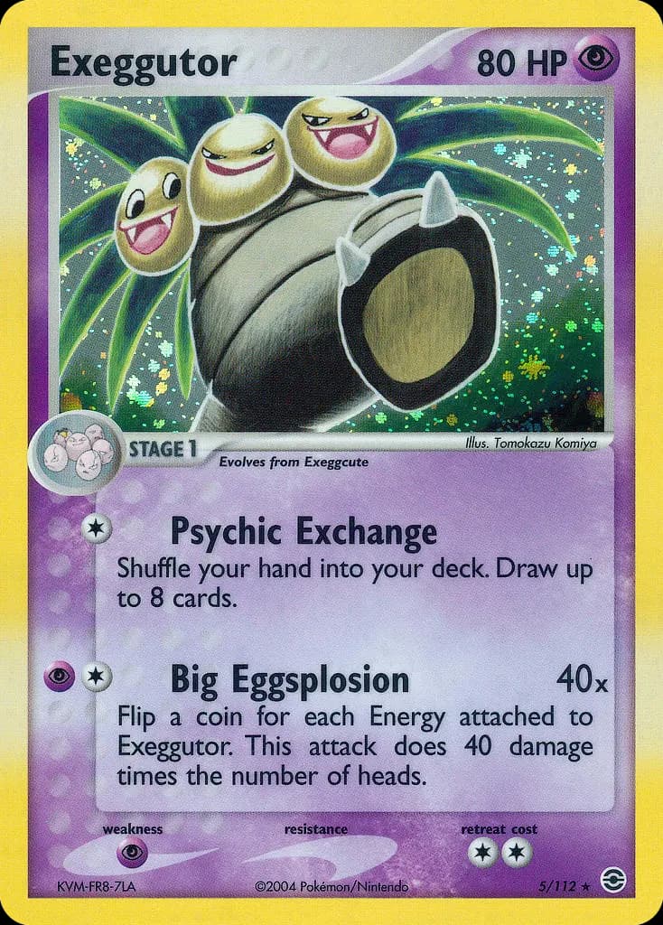 Exeggutor — FireRed & LeafGreen 5 Pokémon card