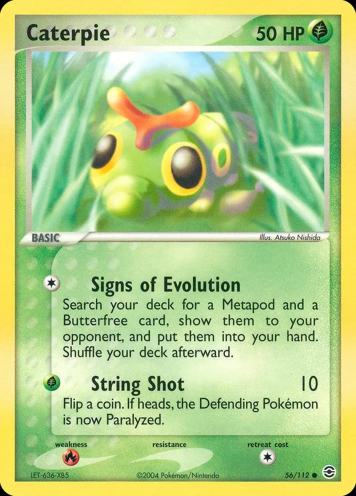 Caterpie — FireRed & LeafGreen 56 Pokémon card