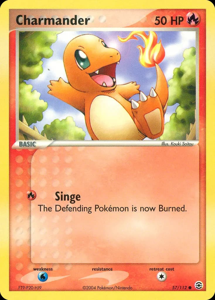 Charmander — FireRed & LeafGreen 57 Pokémon card