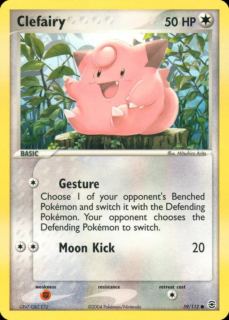 Clefairy — FireRed & LeafGreen 59 Pokémon card