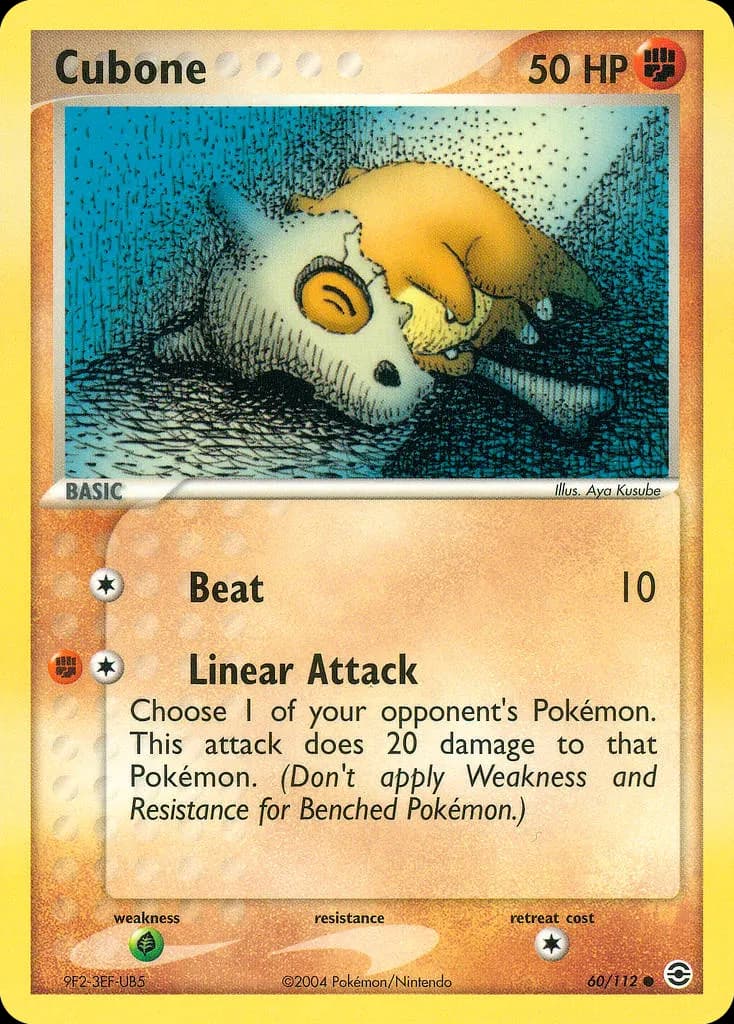 Tragosso — EX Feuerrot & Blattgrün 60 German Pokémon card