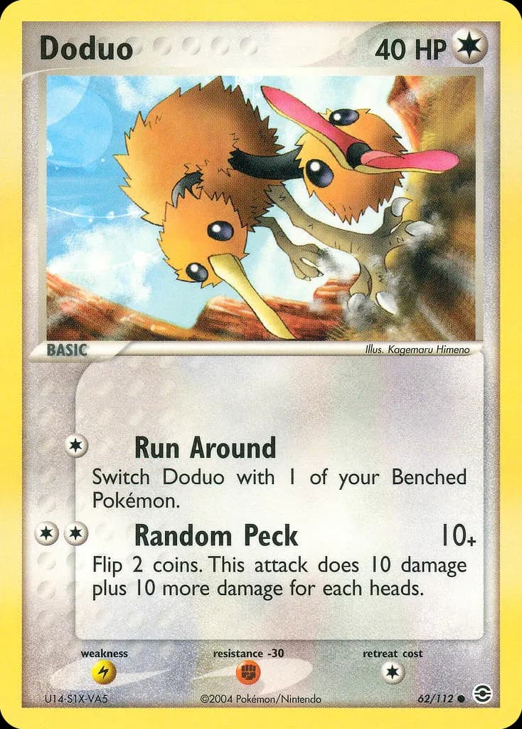 Doduo — FireRed & LeafGreen 62 Pokémon card
