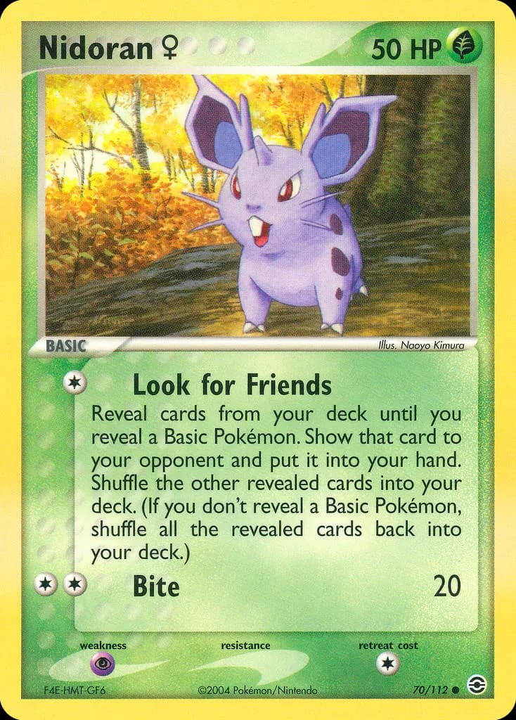 Nidoran ♀ — FireRed & LeafGreen 70 Pokémon card