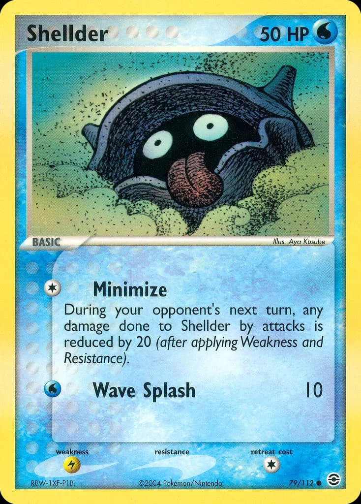 Shellder — FireRed & LeafGreen 79 Pokémon card