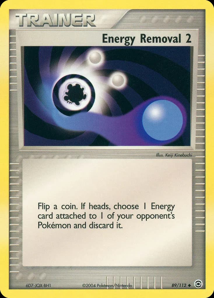 Energie-Absauger 2 — EX Feuerrot & Blattgrün 89 German Pokémon card