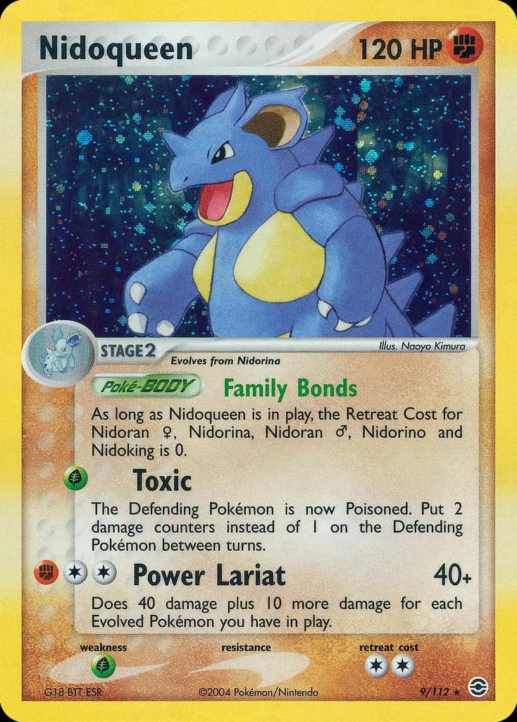 Nidoqueen — EX Feuerrot & Blattgrün 9 German Pokémon card