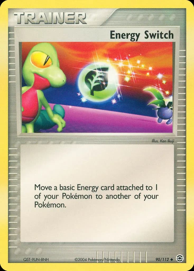Energie-Umschalter — EX Feuerrot & Blattgrün 90 German Pokémon card