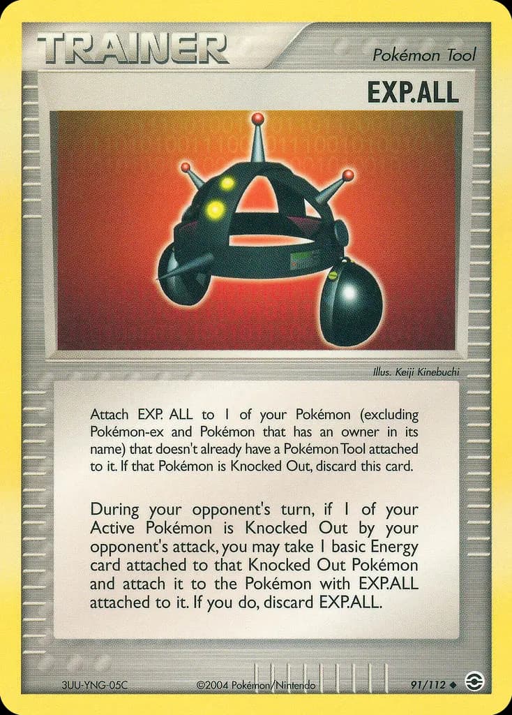 EXP.ALL — FireRed & LeafGreen 91 Pokémon card