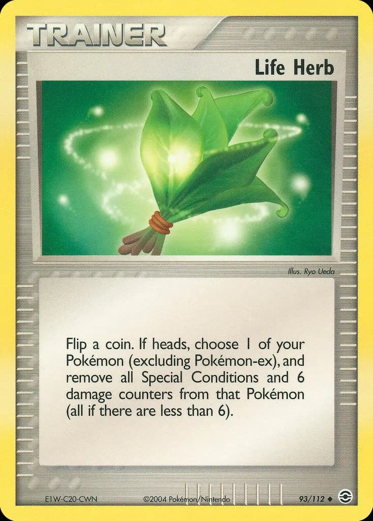 Life Herb — FireRed & LeafGreen 93 Pokémon card